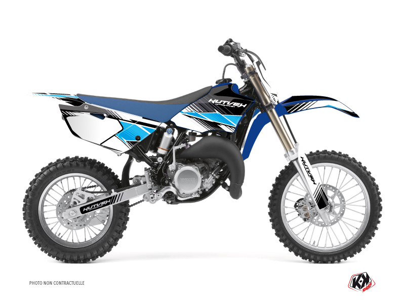 Kit décoration motocross Yamaha 85 YZ Noir Stripe KUTVEK
