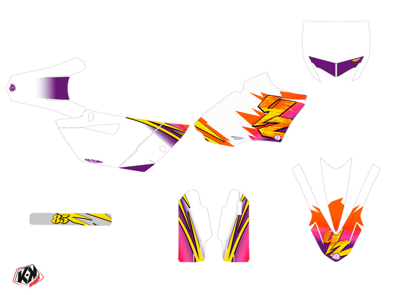 Kit Décoration Moto Cross Memories Yamaha 85 YZ KUTVEK - vue 2