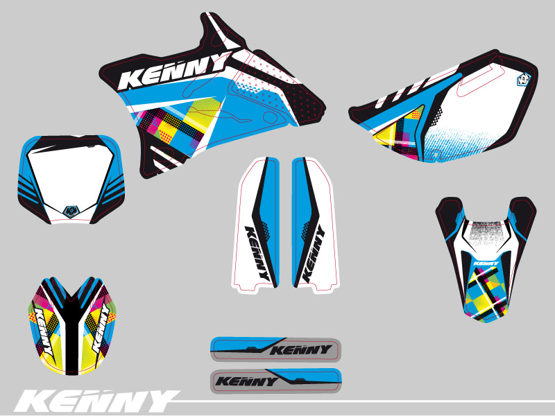 Kit décoration motocross Kenny Yamaha 85 YZ - vue 2