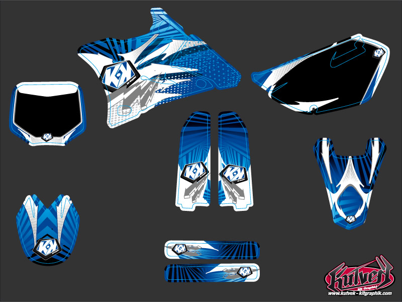Kit décoration moto cross Graff Yamaha 85 YZ KUTVEK - vue 2