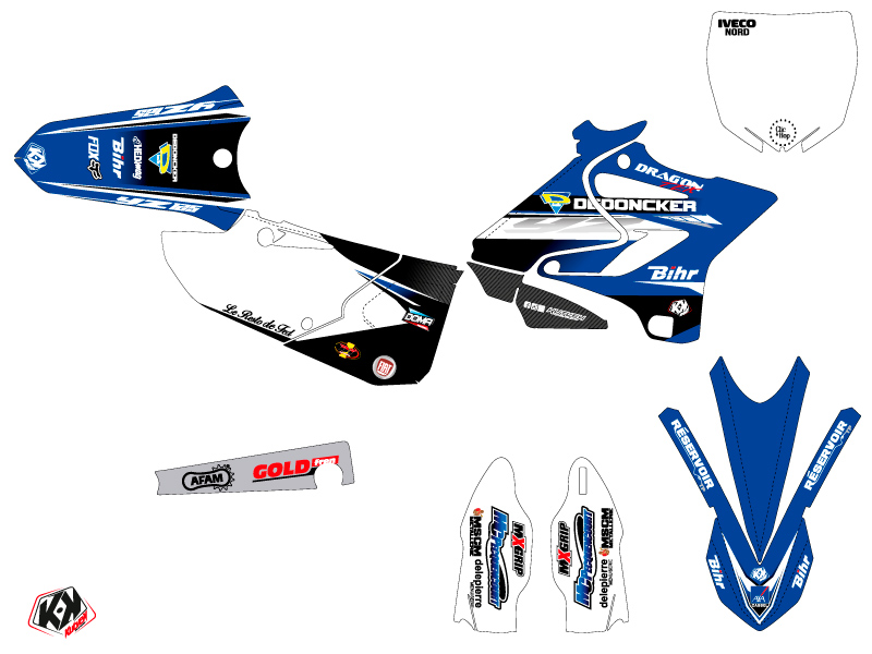 Kit décoratif moto-cross Replica Potisek Yamaha 125 YZ 2018 KUTVEK - vue 2