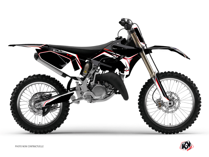 Kit de décoration Moto Cross Yamaha 125 YZ rouge KUTVEK Concept