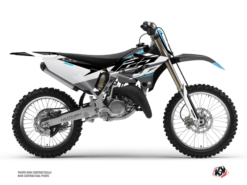 Kit Déco Moto Cross Skew Yamaha 125 YZ Gris KUTVEK