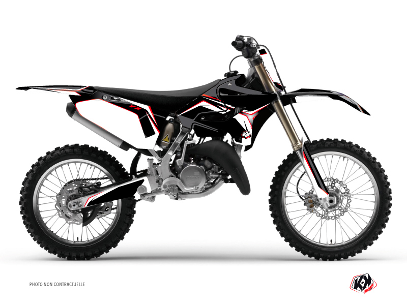 Kit Plastiques Décoration Moto Cross Concept Yamaha 250 YZ Rouge KUTVEK