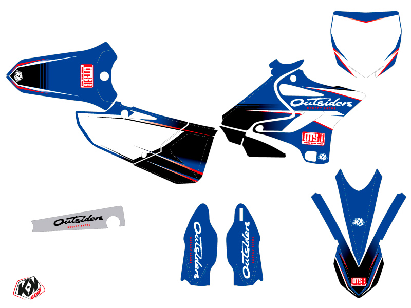 Kit Déco Moto Cross Replica Outsiders OTS Yamaha 250 YZ 2018 - vue 2