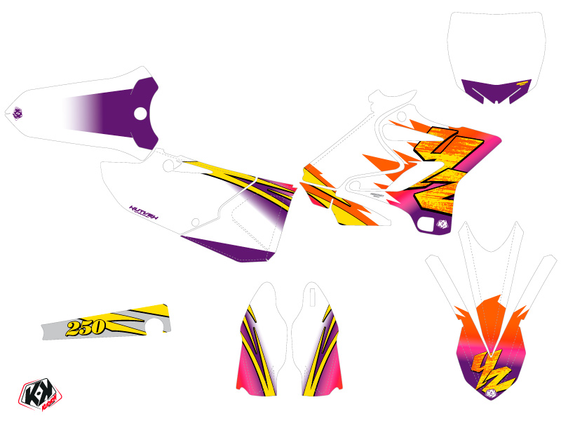 Kit décoration moto cross Yamaha 250 YZ Memories KUTVEK - vue 2