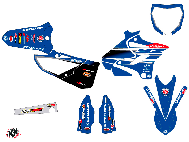 Kit décoratif moto-cross Replica Team Outsiders Yamaha 250 YZ 2018 KUTVEK - vue 2