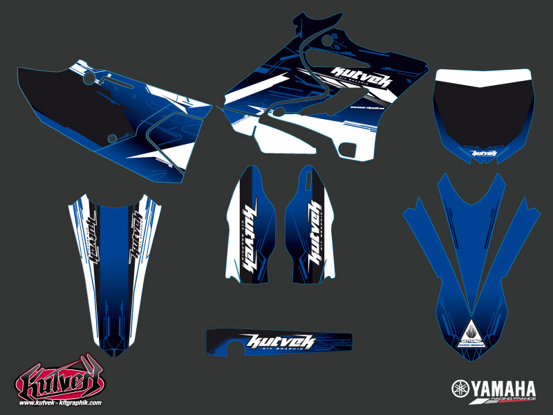 Kit de décoration moto-cross Slider Yamaha 250 YZ KUTVEK - vue 2