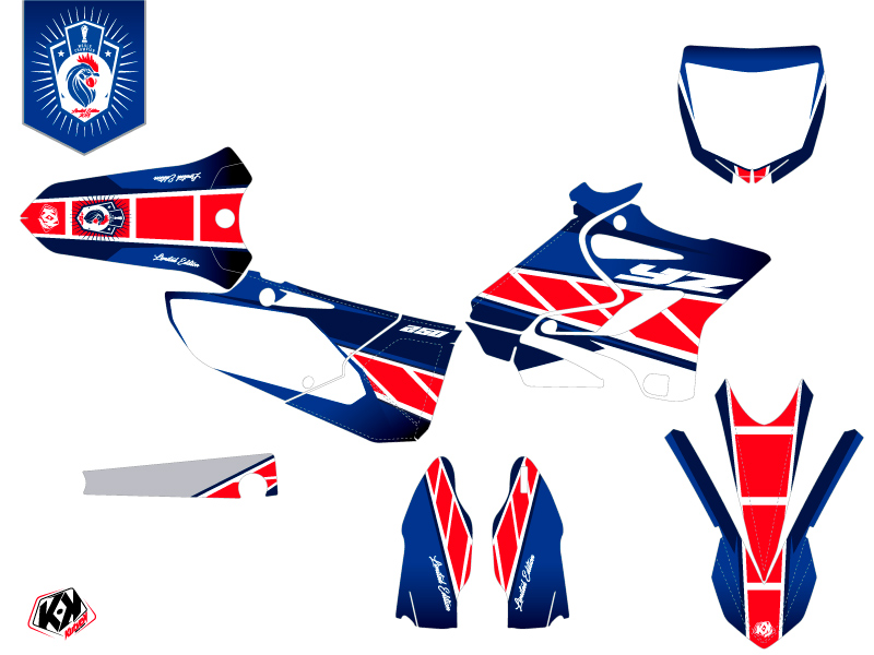 Kit plastiques décoration moto-cross Replica France 2018 Édition Limitée Yamaha 250 YZ - vue 2