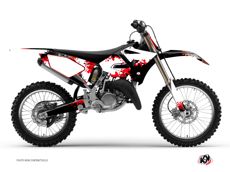 Kit de décoration moto-cross Hangtown Yamaha 250 YZ KUTVEK rouge