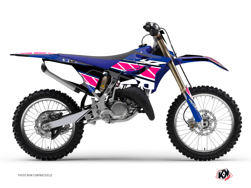 Kit décoration moto cross replica Yamaha 250 YZ rose KUTVEK
