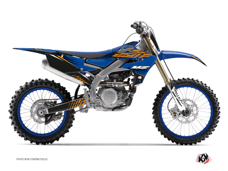 Kit décoration motocross Flow Yamaha 250 YZF orange KUTVEK