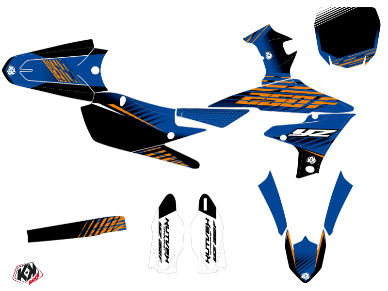 Kit décoration motocross Flow Yamaha 250 YZF orange KUTVEK - vue 2