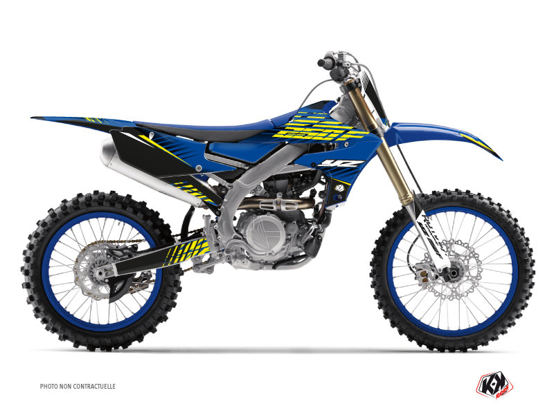 Kit déco moto cross Flow Yamaha 250 YZF jaune