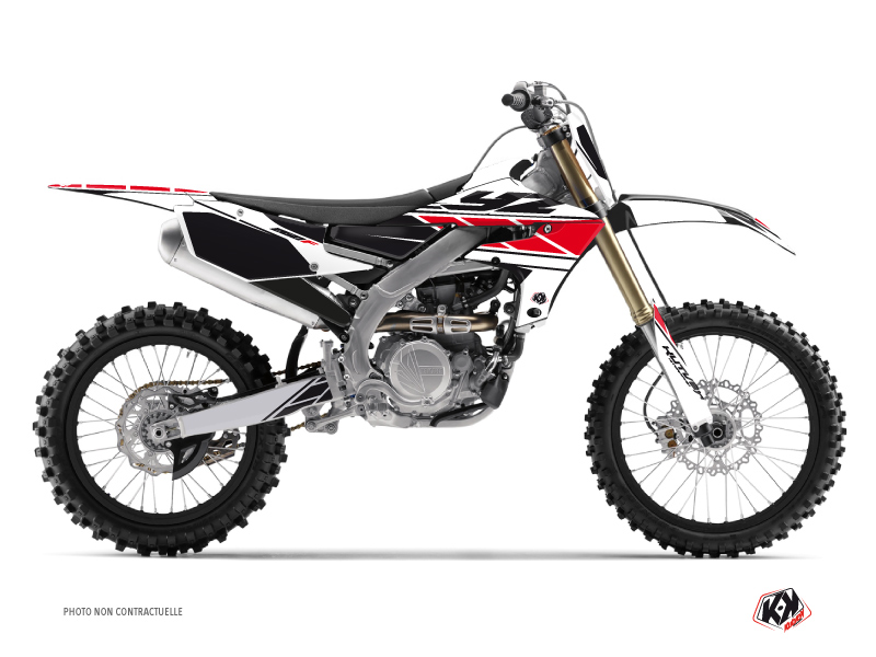 Kit Deco Moto Cross Replica Yamaha 250 YZF Rouge KUTVEK