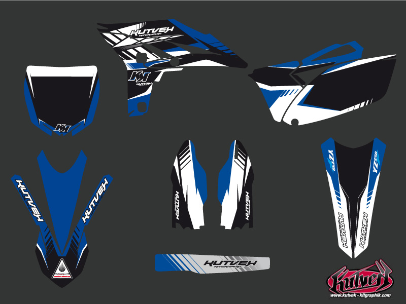 Kit Décoration Moto Cross Pulsar Yamaha 250 YZF KUTVEK - vue 2