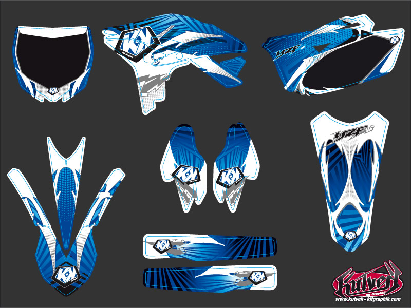 Kit Décoration Moto Cross Graff Yamaha 250 YZF KUTVEK - vue 2