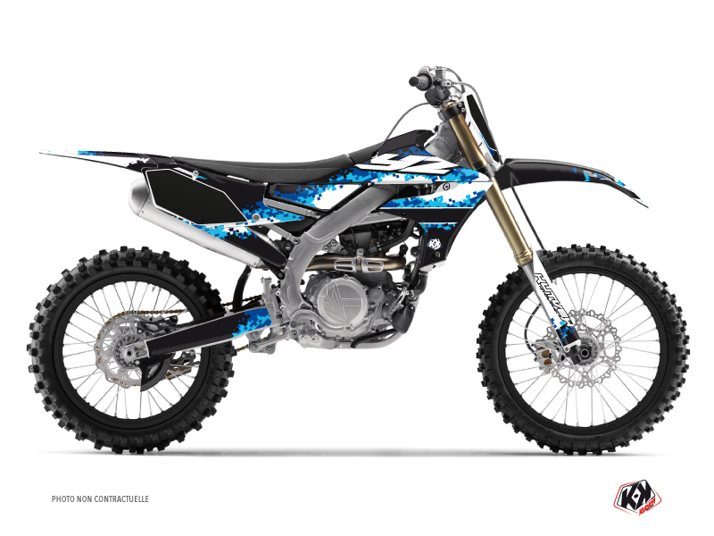 Kit plastiques Hangtown Yamaha 250 YZF bleu KUTVEK