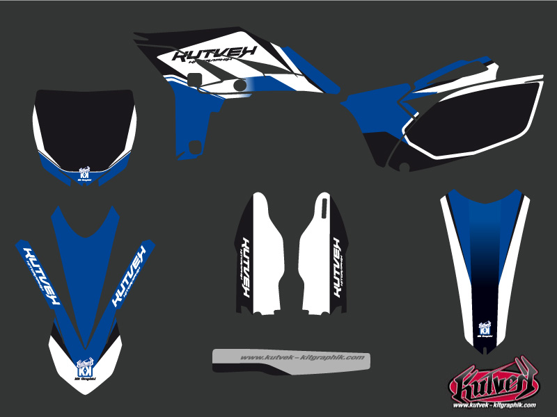 Kit décoration moto cross Assault Yamaha 250 YZF KUTVEK - vue 2