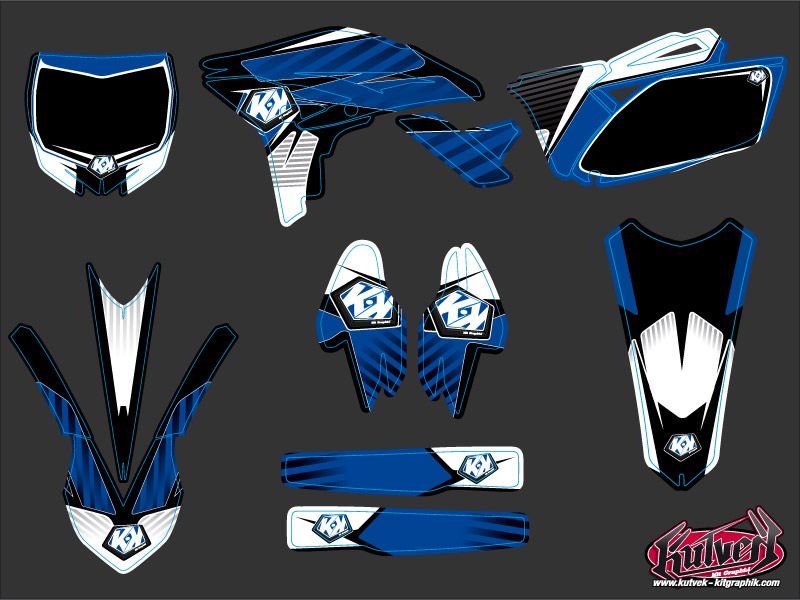 Kit Décoration Moto-Cross Factory Yamaha 250 YZF KUTVEK - vue 2
