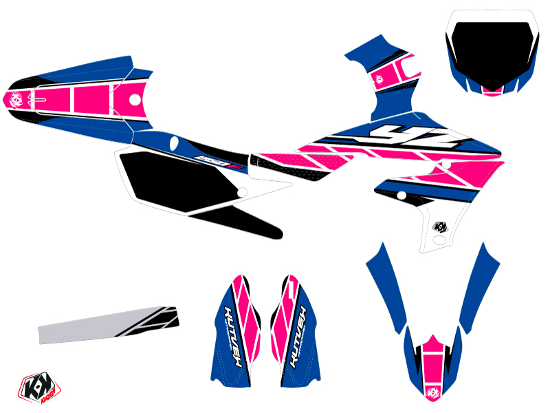 Kit déco moto cross Replica Yamaha 250 YZF Rose KUTVEK - vue 2
