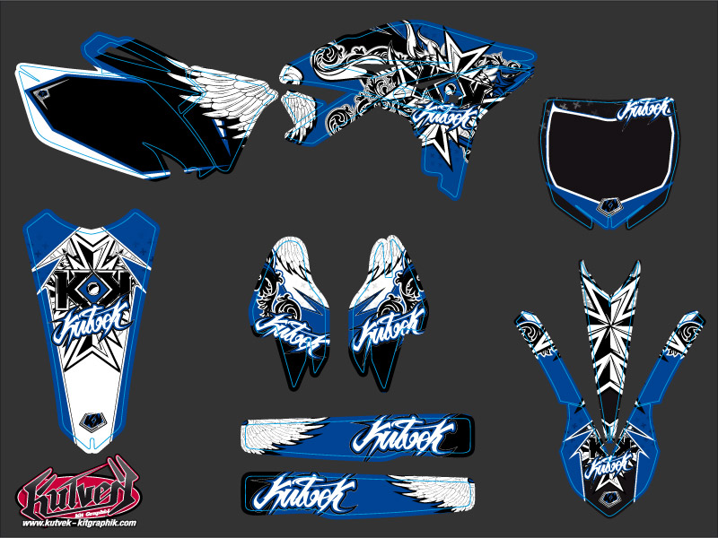 Kit de décoration motocross Demon Yamaha 250 YZF KUTVEK - vue 2