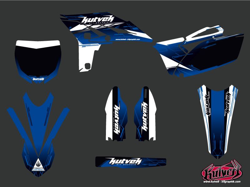 Kit de décoration Moto-cross Slider Yamaha 250 YZF KUTVEK - vue 2