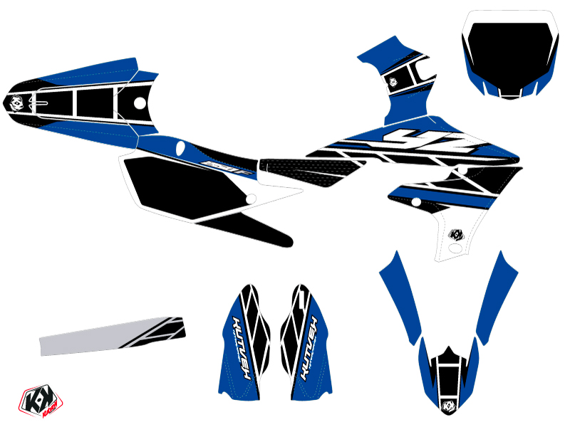 Kit Décoration Moto Cross Replica Yamaha 250 YZF Bleu KUTVEK - vue 2