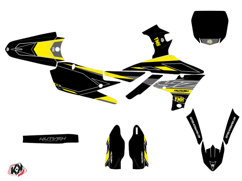 Kit Décoration Moto Cross Outline Yamaha 250 YZF Jaune KUTVEK - vue 2