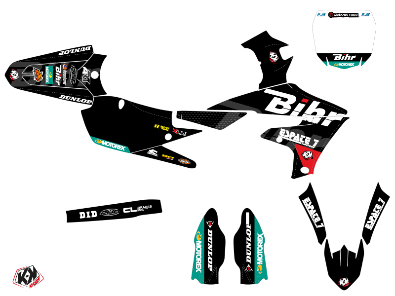 Kit plastiques déco Moto Cross Replica KUTVEK Yamaha 450 YZF - vue 2