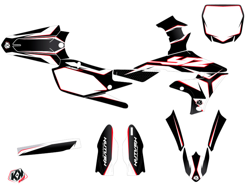 Kit Décoration Moto Cross Yamaha 450 YZF Rouge Concept - vue 2