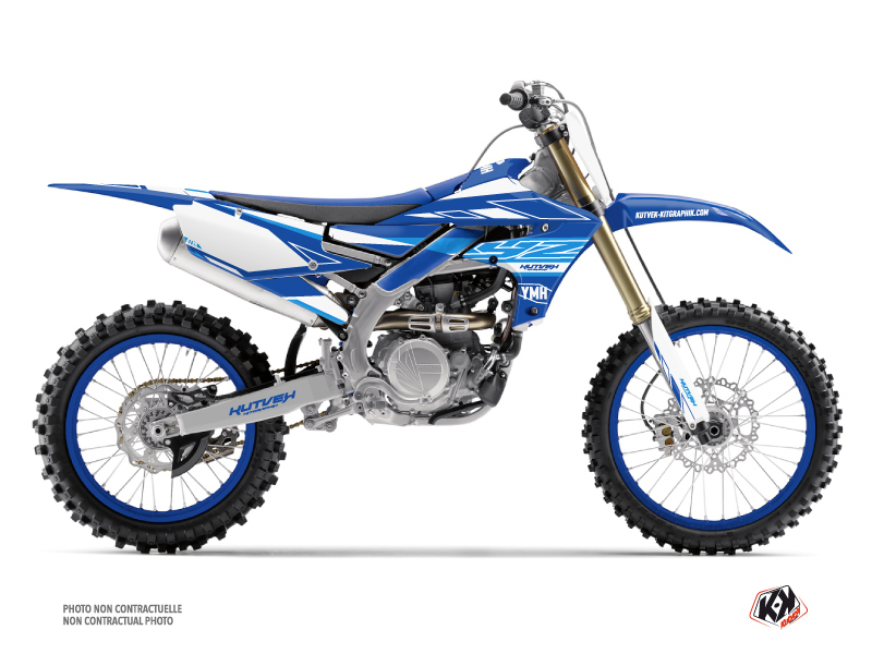 Kit Décor Moto Cross Outline Yamaha 450 YZF Bleu KUTVEK