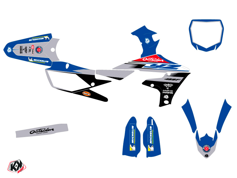 Kit de décoration réplica Team Outsiders 2020 Yamaha 450 YZF KUTVEK - vue 2