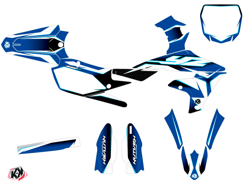 Kit Décoration Moto Cross Concept Yamaha 450 YZF Bleu KUTVEK - vue 2