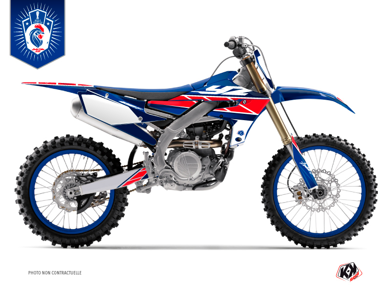 Kit décoration moto-cross réplica Yamaha YZF 450 2018 édition limitée France