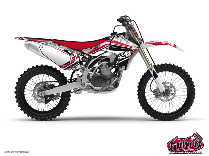 Kit Déco Moto Cross Spirit Yamaha 450 YZF Rouge KUTVEK