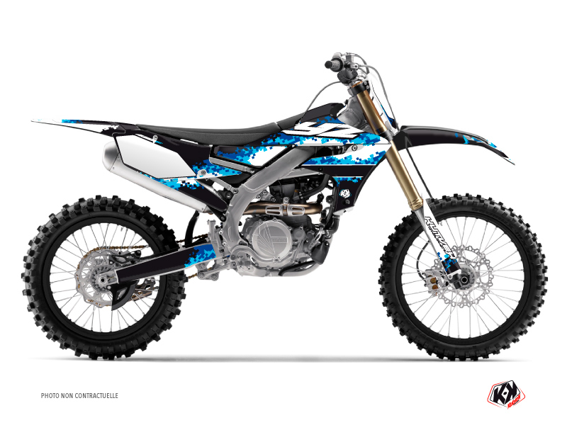 Kit décoration moto-cross Kutvek Hangtown Yamaha 450 YZF bleu