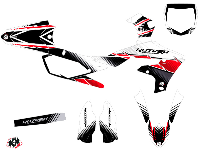 Kit Décoration Moto-Cross Stripe Yamaha 450 YZF KUTVEK - vue 2