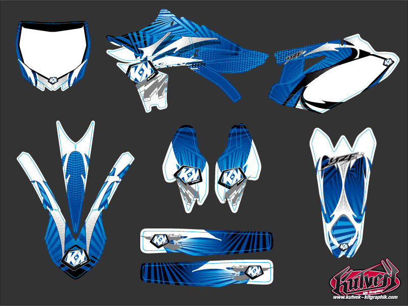 Kit Décoration Moto Cross Graff Yamaha 450 YZF KUTVEK - vue 2
