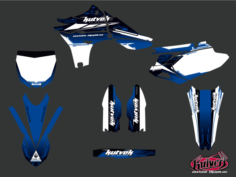Kit Décoration Moto Cross Slider Yamaha 450 YZF KUTVEK - vue 2