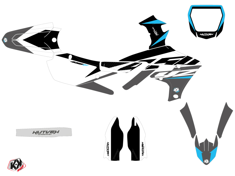 Kit de décoration Kutvek Yamaha 450 YZF gris - vue 2