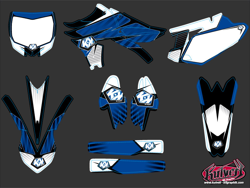 Kit Décoration Moto Cross Factory Yamaha 450 YZF KUTVEK - vue 2