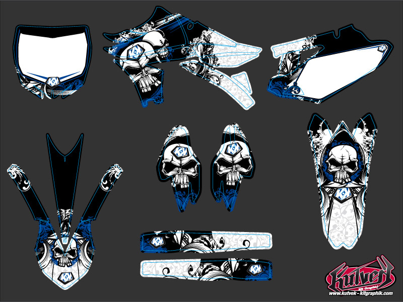 Kit Déco Moto Cross Trash Yamaha 450 YZF KUTVEK - vue 2