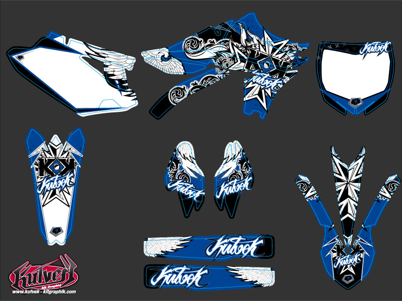 Kit de décoration moto cross Demon Yamaha 450 YZF KUTVEK - vue 2