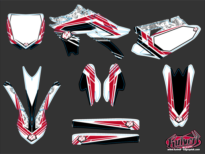 Kit de décoration moto cross Spirit Yamaha 450 YZF KUTVEK - vue 2
