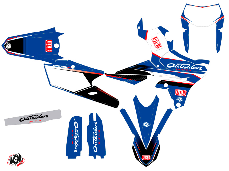 Kit déco réplica Outsiders OTS KUTVEK Yamaha 250 WRF 2018 - vue 2