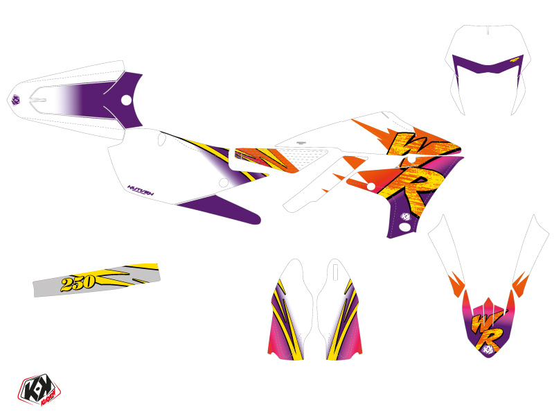 Kit Décoration Moto Cross Memories Yamaha 250 WRF KUTVEK - vue 2