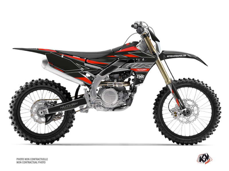 Kit Décoration Moto Cross Outline Yamaha 250 WRF Rouge KUTVEK