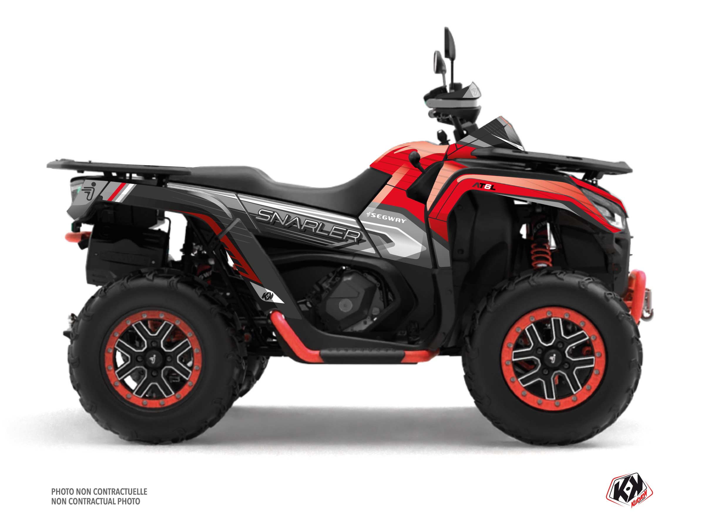 Kit Déco Quad Segway Snarler AT6-L Gris 2021-2023 Kutvek