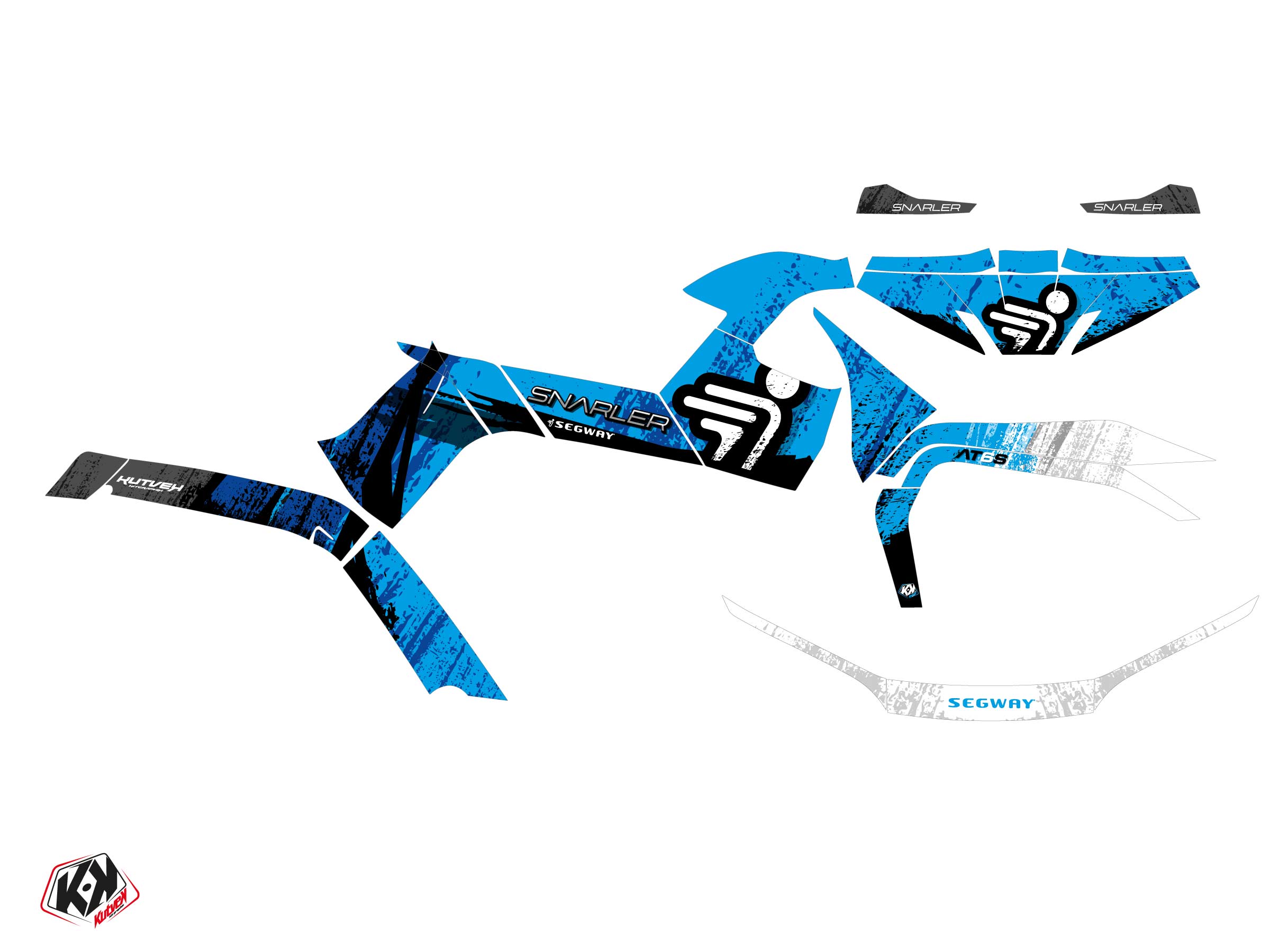 Kit Déco Quad Boggy Segway Snarler AT6-S Bleu (2021-2023) KUTVEK - vue 2